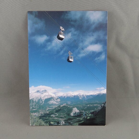 Vintage Postcard - Sulphur Mountain Gondolas - Banff Lifts Limited - Picture 1 of 4